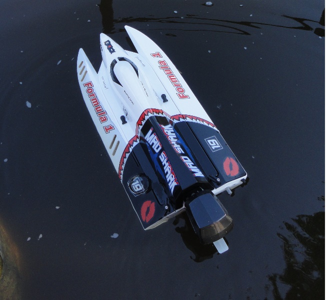 rc rennboot f1 brushless speedboot